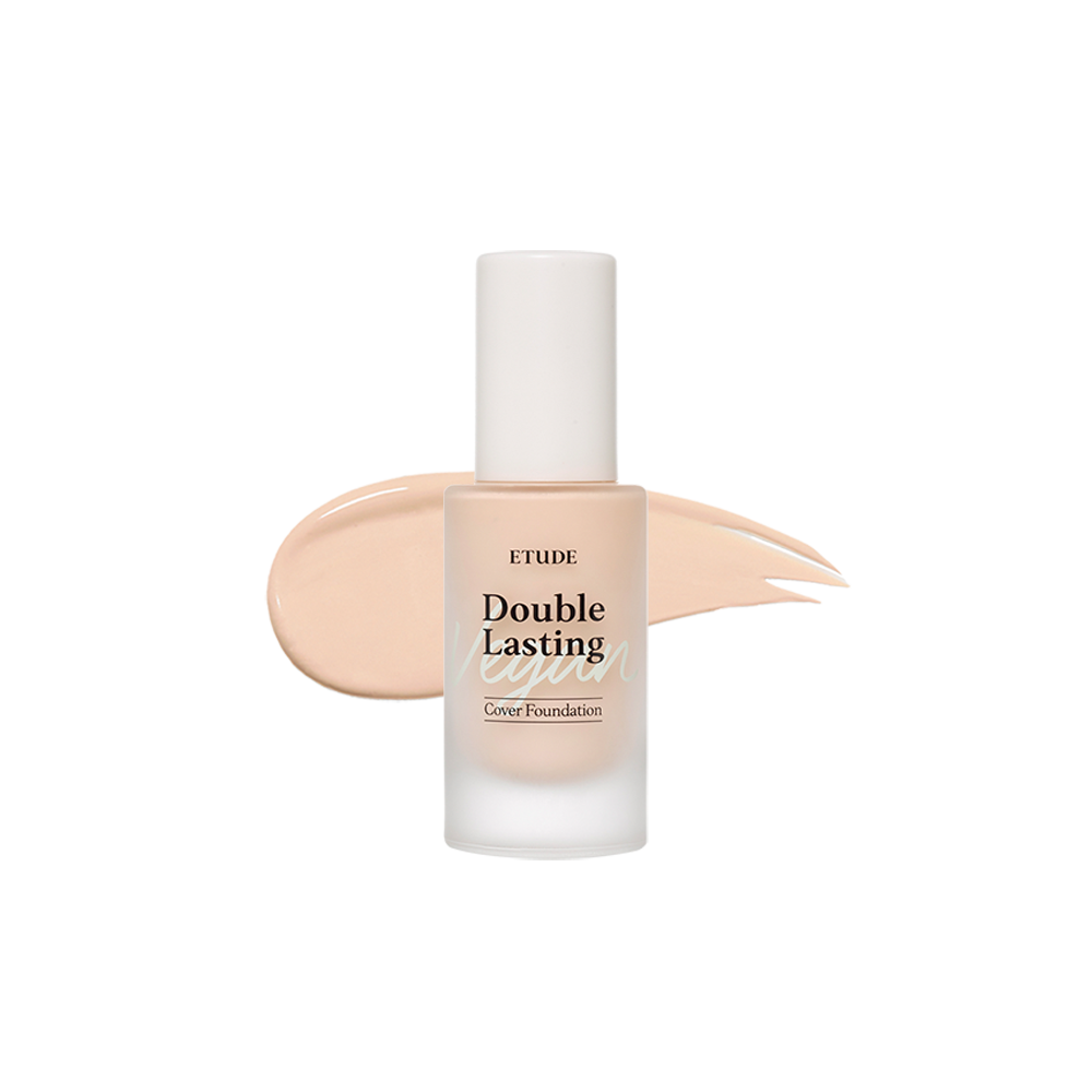 Etudehouse - Double Lasting Vegan Cover Foundation 30g -No.19N1 Vanilla