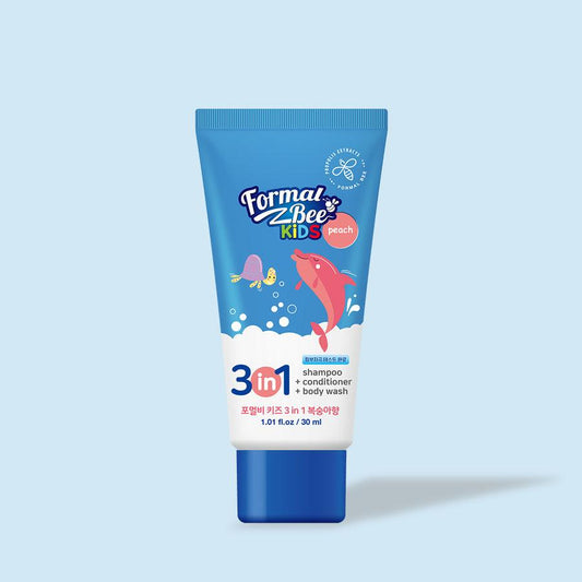 FormalBeeKids - shampoo conditioner body wash 3 in 1 Peach 30ml