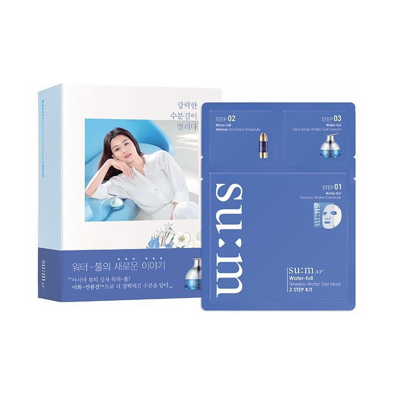 Su:m37 - Water-full Timeless Water Gel Mask 3 Step 10pcs