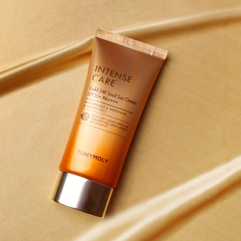 TONYMOLY - Intense Care Gold24K Snail Sun Cream SPF50+ PA++++ 50ml
