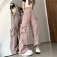 Women Y2K Cargo Pants - Streetwear with Big Pockets