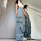 Women Y2K Cargo Pants - Streetwear with Big Pockets
