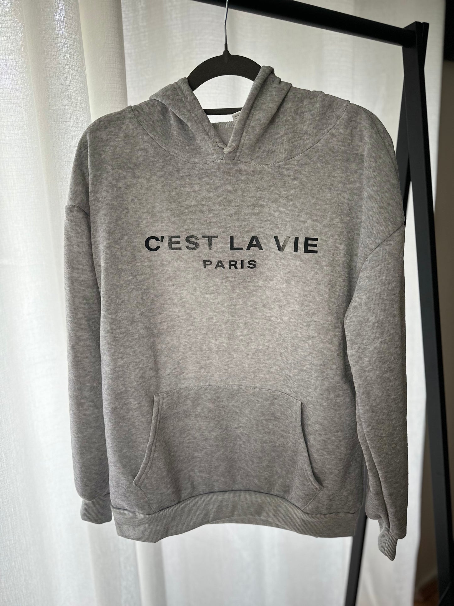 Casual Hoodie with Letters - Size M