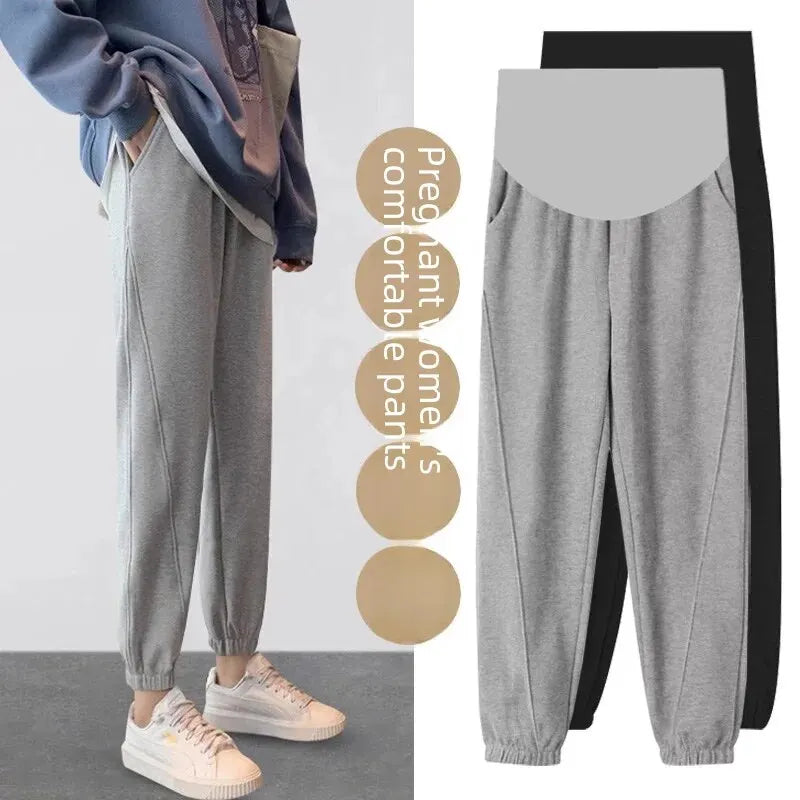 Spring/ Autumn Loose-Fit Maternity Trousers