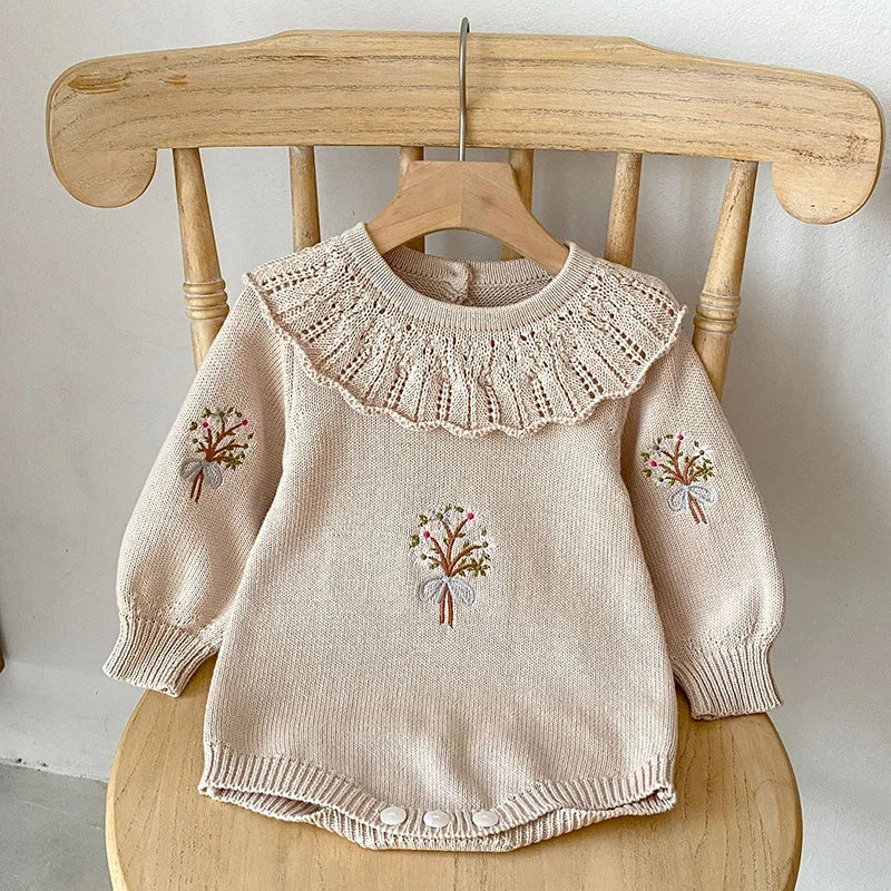Autumn Toddler Girls' Fine Knit Bodysuit