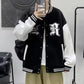 Spring/Autumn/Summer Loose Fit American-Style Baseball Jacket