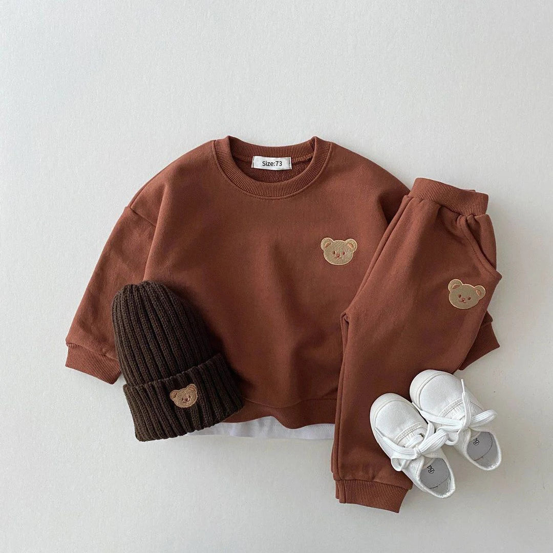 Baby Boy Clothes Sets with Little Bear