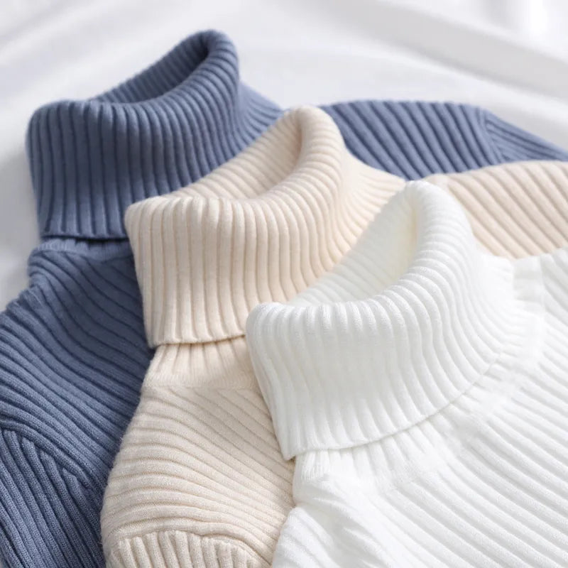 Autumn/ Winter Knitted Soft Turtleneck Sweater