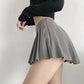 High-Waist Vintage Pleated Skirt