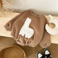 Autumn/ Winter Fleece Animal Warm Toddler Bodysuit Outfits