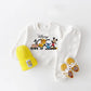 Disney-themed long-sleeve tops and trousers or set for boys and girls