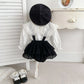 Big Collar Princess Blouse and Lace Bodysuit