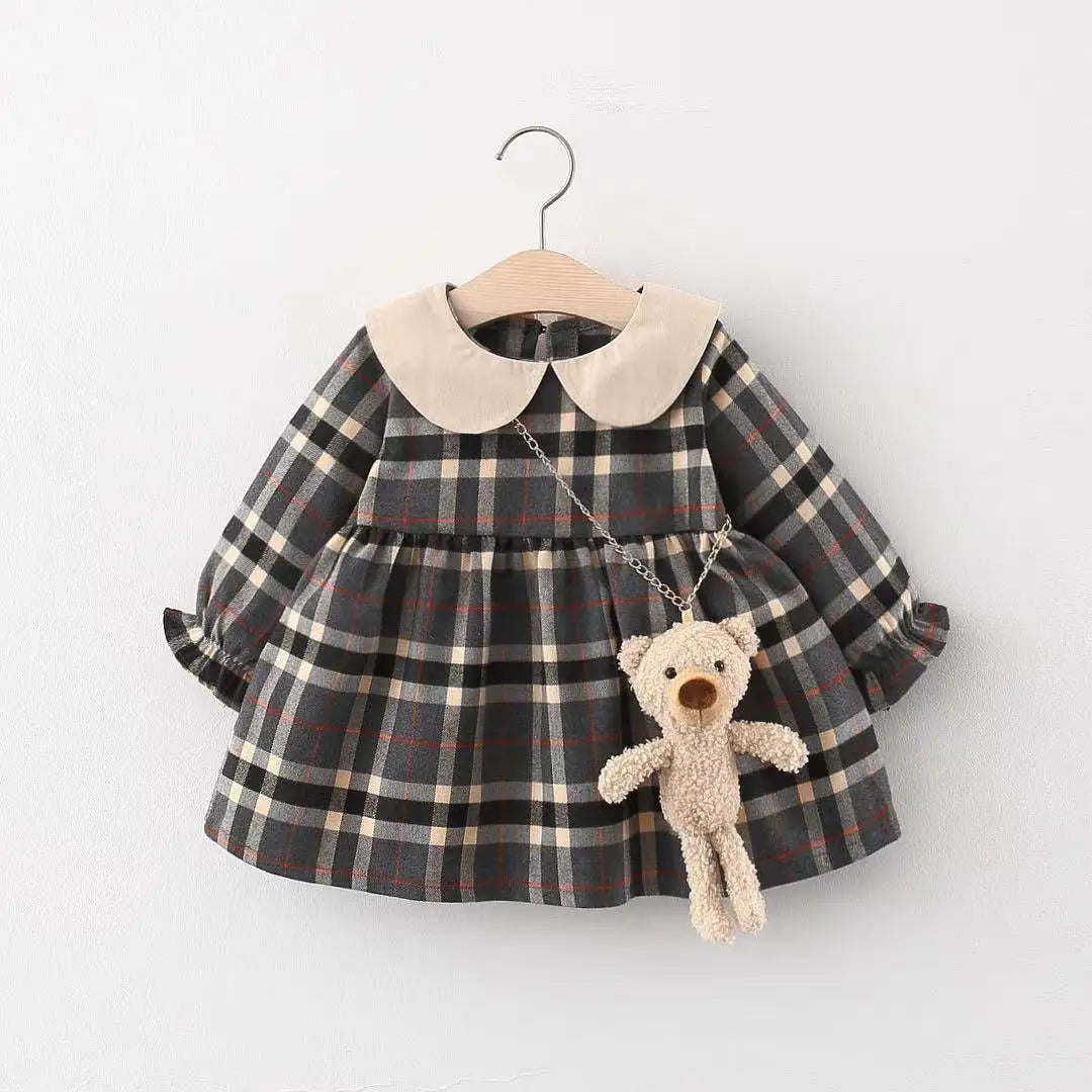 Autumn/ Winter Sweet and Cute Princess Dress with Bag