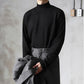 Spring/Autumn/Winter Basic and warm plush turtleneck sweater with Solid colour