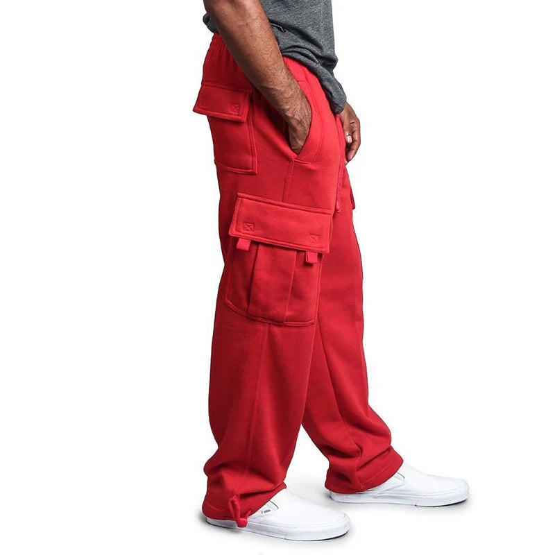Mens loose, oversized Straight Fit Joggers for Sports and Streetwear