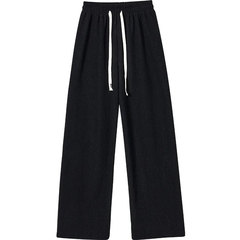Casual Long Pants with Elastic Waist